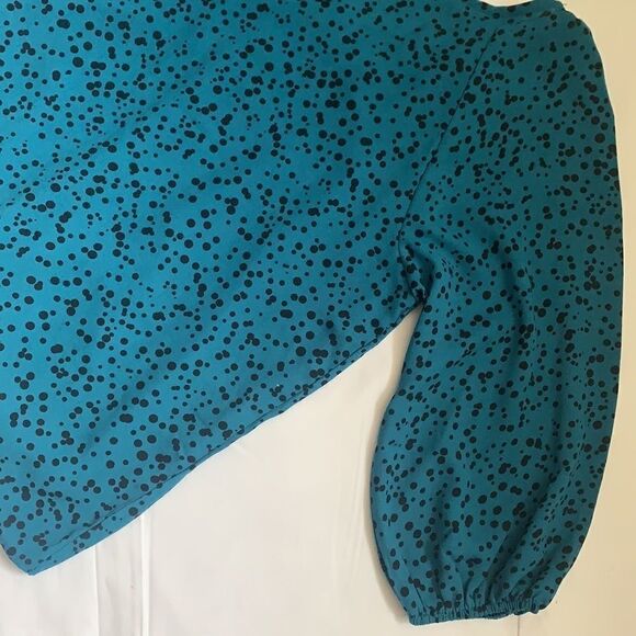 𝅺⭐️ADRIENNE Vitaddini 3/4 Polka Dot Blouse⭐️ - Picture 9 of 14